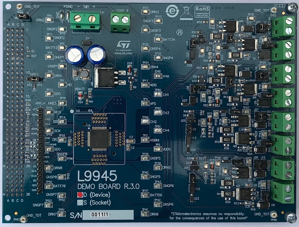 계통도 - STMicroelectronics EVAL-L9945 평가 보드